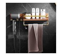 JQQJZLC Doccia Caddy Punch Incontro PUNCHE Basso NASCO Percorso COSMETICO COSSMETICO, Porta dell'essiccatore per Capelli, deposito per Il Bagno, portavalliera, asciugacapelli rastrelliera per Il