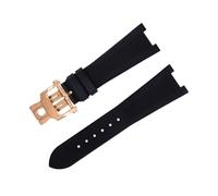 JQQJZLC FKM Fluororbber Canda di guardia per Patek Philippe Cinghia per Nautilus Watchband 5711/5712 Accessori per il polso di interfaccia originale