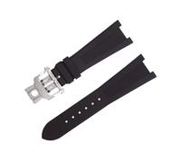 JQQJZLC FKM Fluororbber Canda di guardia per Patek Philippe Cinghia per Nautilus Watchband 5711/5712 Accessori per il polso di interfaccia originale