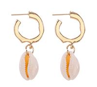 JQQJZLC Gioielli Donne Orecchini d'Argento, Orecchini a Goccia Rotonda Nera per Le Donne svuotano la Boemia della Corea di Grandi Orecchini di Grande affermazione Moderni gonifase della Moda