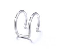 JQQJZLC Gioielli Donne Orecchini d'Argento, Perle Rotonde per Perle Rotonde Auricolare Auricolare Non Traforato con Perle finte semplici delicati criminalità Delicata Garbi da Sposa Regali di