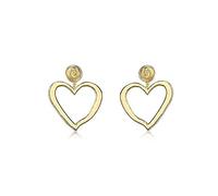 JQQJZLC Gioielli Donne Orecchini d'Argento, Romantico Cuore Carino Acrilico Smalto Donne Orecchini per Far Cadere Le Ore di Compleanno della Festa Femminile Birthday Birthday Gioielle