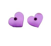 JQQJZLC Gioielli Donne Orecchini d'Argento, Romantico Cuore Carino Acrilico Smalto Donne Orecchini per Far Cadere Le Ore di Compleanno della Festa Femminile Birthday Birthday Gioielle