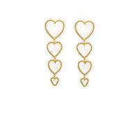 JQQJZLC Gioielli Donne Orecchini d'Argento, Romantico Cuore Carino Acrilico Smalto Donne Orecchini per Far Cadere Le Ore di Compleanno della Festa Femminile Birthday Birthday Gioielle