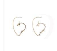 JQQJZLC Gioielli Donne Orecchini d'Argento, Romantico Cuore Carino Acrilico Smalto Donne Orecchini per Far Cadere Le Ore di Compleanno della Festa Femminile Birthday Birthday Gioielle