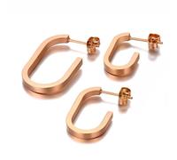 JQQJZLC Gioielli Geometrici ovali Orologi da Festa della Boemia per Donne per Donne Gioielli