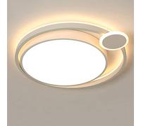 JQQJZLC Iron e Acrilico semifulco Monte Affermazione Luci del soffitto American Lampada da Letto Creativo Creative Hotel Creative Hotel Hotel Room Home Modern Simple Round Lampad Lampa