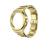 JQQJZLC Kit di cinghia di modifica per GT Cyber Watchcase Watchband in acciaio inossidabile in acciaio da braccialette da braccialetti di sostituzione in metallo Braccialette in metallo