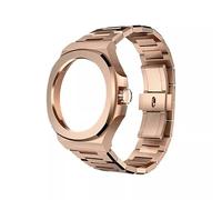 JQQJZLC Kit di cinghia di modifica per GT Cyber Watchcase Watchband in acciaio inossidabile in acciaio da braccialette da braccialetti di sostituzione in metallo Braccialette in metallo
