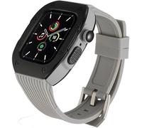 JQQJZLC Kit MOD MOD RM REFITO Acciaio INCIAILE di Lusso per Il MOD MOD , per Ultra 8 7 6 SE 5 4 , per iWatch 44 mm 45 mm 49 mm Kit di Modifica Copertina di Guardia