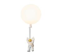 JQQJZLC Lampada a LED a globo smerigliato Apparecchio di illuminazione a sospensione Decorazione astronauta con materiale in resina Lampadario a soffitto moderno acrilico creativo per illuminazione