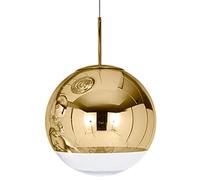 JQQJZLC Lampada a Sfera a Sfera a Specchio a Specchio a LED Moderno, Lampada a Sospensione Regolabile in Argento/Oro E27, Lampada da soffitto per Scale, Lampada da soffitto del Ristorante barretta