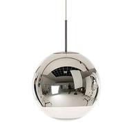 JQQJZLC Lampada a Sfera a Sfera a Specchio a Specchio a LED Moderno, Lampada a Sospensione Regolabile in Argento/Oro E27, Lampada da soffitto per Scale, Lampada da soffitto del Ristorante barretta