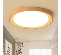 JQQJZLC Lampada a soffitto a LED Acrilico a Legna Solida semifulò luci del soffitto a soffitto Nordico Rotondo a soffitto lampadario Studio Balcone Studio Soggiorno Luce a Sospensione Vita