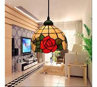 JQQJZLC Lampada a sospensione in stile 20 cm, mini mini apparecchi per illuminazione a soffitto mini da soffitto, 1 luce, lampadari in vetro colorato