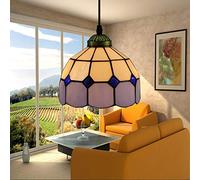 JQQJZLC Lampada a sospensione in stile 20 cm, mini mini apparecchi per illuminazione a soffitto mini da soffitto, 1 luce, lampadari in vetro colorato