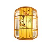 JQQJZLC Lampada a Sospensione, Lampada Lanterna Tessuta a Mano Rattan Weaving a soffitto in Legno Naturale a soffitto sospeso Il lampadario Vimini per Cucina da Pranzo da Pranzo.
