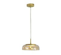 JQQJZLC Lampada a Testa a Testa a Testa Singola a Testa a Testa Singola a LED per la Sala Pendente Nera Dorata per Sala da Pranzo e Dispositivo di Illuminazione del Soggiorno Realizzato in Cina