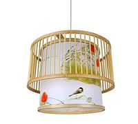JQQJZLC Lampada Cinese Bamboo Bamilo Classelier Classic Design Lampada a Sospensione Giapponese Vintage tè Restauga