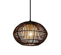JQQJZLC Lampada Cinese Lampada a Sospensione Creative Damilier Rotonde Restaugale Round Restaurant Rattan Luci sospese Courtyard Style Rural Decorazione Home Decorazione per Isola CUSCINA INSOLA Che