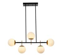 JQQJZLC Lampada da Fattoria Nordic Globe Globe Nero Linea Linea Linea Lampadella Regolabile Assalto Regolabile per la Camera da Letto per Soggiorno a tavola (6000K)