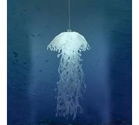 JQQJZLC Lampada da soffitto con medusa LED, illuminazione a sospensione in acrilico moderno, lampada da soffitto a tema Medusa.
