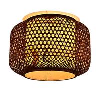 JQQJZLC Lampada del soffitto a Filo a Filo di Base e26, Arte in Tessuto a Mano Vicino alle lampade del soffitto, lampadario Decorativo Vintage, Creativo Pastorale Facile da installare