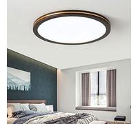 JQQJZLC Lampada del soffitto a soffitto a soffitto a LED a Legno Lampada a soffitto Incorporato Moderno con Paralume Acrilico per Soggiorno Camera da Pranzo Camera da Letto Cucina casa da Letto per