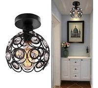 JQQJZLC Lampada per corridoio con corridoio per corridoio per Bagno per Bagno da Bagno per Bagno Interno Duffale per Camera da Letto Moderna Lampada a soffitto in Cristallo semifulto D