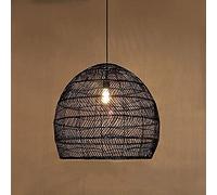 JQQJZLC Lampada Rattan Pendant Light Rural Pastoral Lantern Creative Creative Art Art lampadario Vintage Camera da Letto Vintage Camera da Pranzo Assalto Lampada per tè Giapponese Decorazioni per la