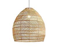JQQJZLC Lampada Rattan Pendant Light Rural Pastoral Lantern Creative Creative Art Art lampadario Vintage Camera da Letto Vintage Camera da Pranzo Assalto Lampada per tè Giapponese Decorazioni per la