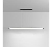 JQQJZLC Lampadario a LED Kitchen Isola Luce a Sospensione, rettangolo in Metallo Lampada a soffitto appesa al soffitto Minimalista da Tavolo da Pranzo Apparecchiatura, lampadari da 6000k per Il