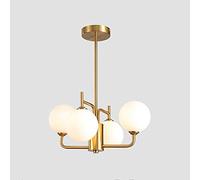 JQQJZLC Lampadario da interni, lampada a sospensione in vetro magico, lunga lampada da soffitto molecolare in ferro battuto, illuminazione decorativa per soggiorno, ristorante, scale, corridoio, bar