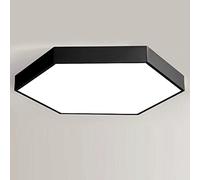 JQQJZLC Lampadario da interno, plafoniera a LED dimmerabile continuo 3000K-6000K, illuminazione da soffitto da incasso minimalista modernearon 11,8 pollici, lampada da soffitto in ferro, paralume in