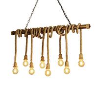 JQQJZLC Lampadario della tubatura Americana personalità American Creative Retro Nostalgic Decoration lampadario, Tea House Fruit Shop Billiard Hall Duplex Barber Shop Barber Shop Chandelier-A