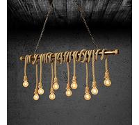 JQQJZLC Lampadario della tubatura Americana personalità American Creative Retro Nostalgic Decoration lampadario, Tea House Fruit Shop Billiard Hall Duplex Barber Shop Barber Shop Chandelier-A