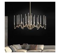JQQJZLC Lampadario di cristallo illuminazione vintage oro lusso luce soggiorno soffitto illuminazione per sala da pranzo soggiorno camera da letto corridoio, lampade da parete