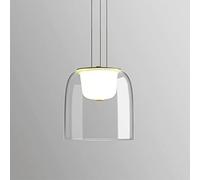 JQQJZLC Lampadario in Vetro Industriale Moderno Luce Trasparente Vetro Nostalgia Lampadario per Scala Lampada Da Camera Da Letto