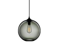 JQQJZLC Lampadario in vetro, lampadario moderno semplice in vetro, lampada da soggiorno, lampada da pranzo, lampada da camera da letto, lampada da comodino, lampada da caffè - coperchio giallo 25 * 25