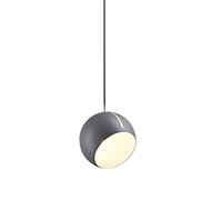 JQQJZLC Lampadario Lampada Lampada Lampadario Plafoniera Nordico Semplice Decorativo Decorativo Singola Testa Creativa Ruotabile Testa Lampada Corridoio Ristorante Finestra Dant/Bianco