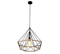 JQQJZLC Lampadario, teiera Lampada da Ferro NT Cucina Bar Sala da Pranzo Corda Rattan lampadario a soppalco Industriale Arredamento Rustico Sospensione luminaire soffitto Lampada sospesa Vita