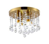 JQQJZLC Lampade a soffitto in Cristallo a 4 luci di Cristallo Black Sputnik Chandeliers Accensione a Sospensione Stile Moderno a Goccia Rotonda a Goccia Lampada a soffitto a sfioramento per la Camera
