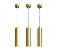 JQQJZLC Lampadella a soffitto a Testa Singola a Testa, Lampada a Sospensione Regolabile, Lampada da preda a Barra da Letto Camera da Letto, Materiale di Rame, lampade al Letto in Metallo Minimalista