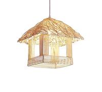JQQJZLC Lampadella Creativa in Stile Giapponese Lampade Artistica Naturale Beige Beige Vintage LAGUI della della Decorativi LAMDELIER AFFILITTOLE LIMINA