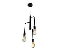 JQQJZLC LED Creativehead Droplight Semplice Whited Iron Ferro Lampadario E27 American Modern Style Plafait Light Personalità Lampada decorativa Illuminazione Moda Camera da letto Ripristinare Il