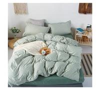 JQQJZLC Letto a Quattro Pezzi Set Set di trapunti a Quadri 220x240 Cuscino da 3 pezzetti set150x200 Set di trapunti setSheetstwin Queen Size (1, King)