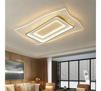 JQQJZLC Luce a soffitto dimmerabile a LED con Telecomando da Cucina Lampada da Pranzo da Pranzo Creativo Design contorto in Metallo Il lampadario del soffitto Acrilico Illuminazione per Camera da