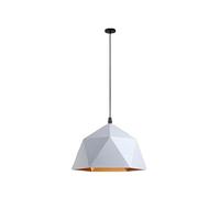 JQQJZLC Luce Poligonale Light Nordic -Insyle Creative Single -Head Lampadario in Metallo colorato in Metallo paralomato retrò in Stile Industriale Copertina di Luce del soffitto per Cucina per la