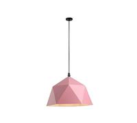 JQQJZLC Luce Poligonale Light Nordic -Insyle Creative Single -Head Lampadario in Metallo colorato in Metallo paralomato retrò in Stile Industriale Copertina di Luce del soffitto per Cucina per la