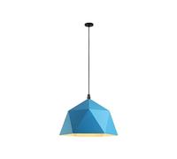JQQJZLC Luce Poligonale Light Nordic -Insyle Creative Single -Head Lampadario in Metallo colorato in Metallo paralomato retrò in Stile Industriale Copertina di Luce del soffitto per Cucina per la